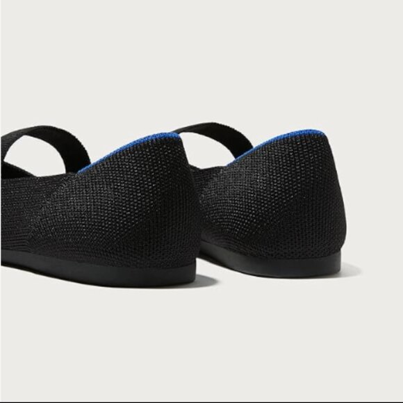 EUC Rothy's Black The Point Mary Jane Women's Slip-On, Pointed-Toe Flats - Picture 4 of 9